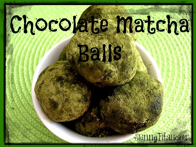 chocolate matcha balls