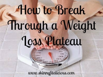How to Break Through Weight loss Plateau