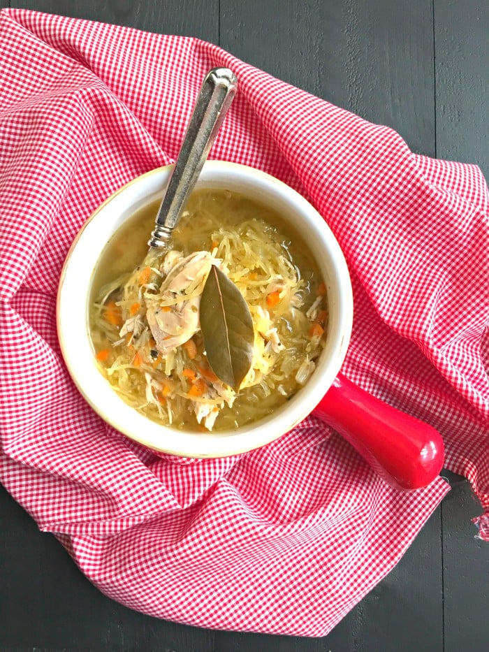 Chicken Noodle-less Soup