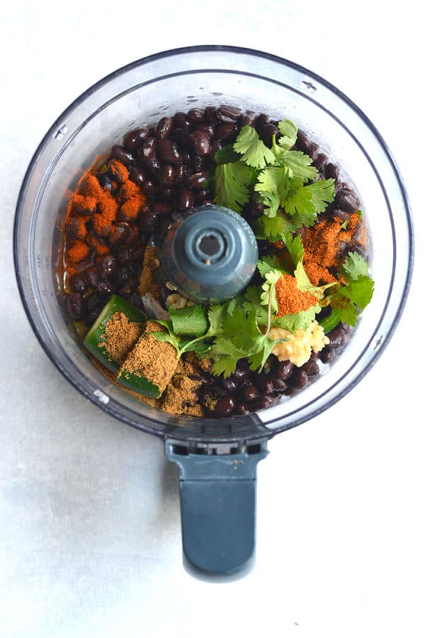 Spicy Black Bean Hummus {Vegan, GF, Low Calorie} Skinny Fitalicious
