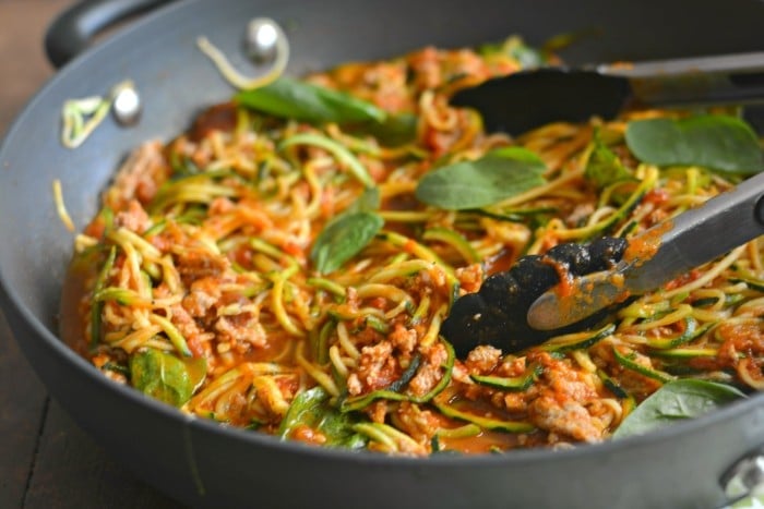 Turkey Spaghetti Zoodles