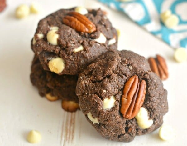 Grain Free White Chocolate Pecan Cookies