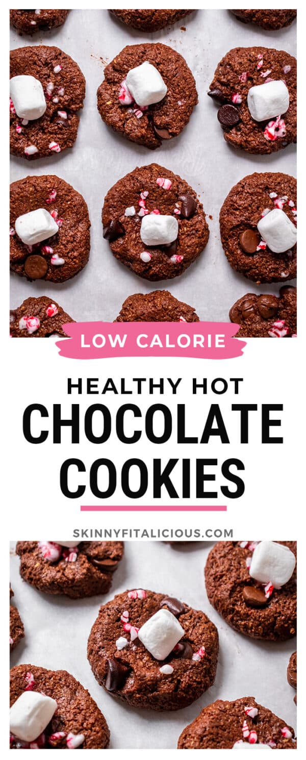 Healthy Peppermint Hot Chocolate Cookies Skinny Fitalicious