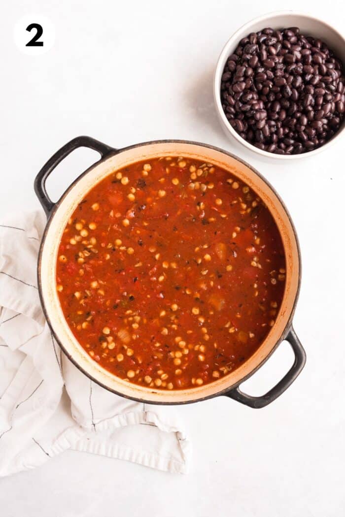 Black Bean Lentil Chili Skinny Fitalicious