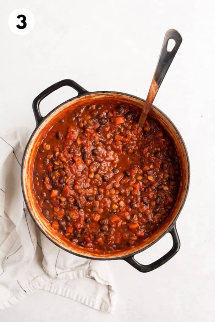 Black Bean Lentil Chili Skinny Fitalicious