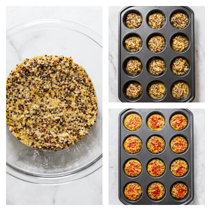 how to make egg muffins with quinoa