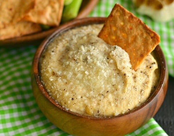 Garlic Parmasean Hummus