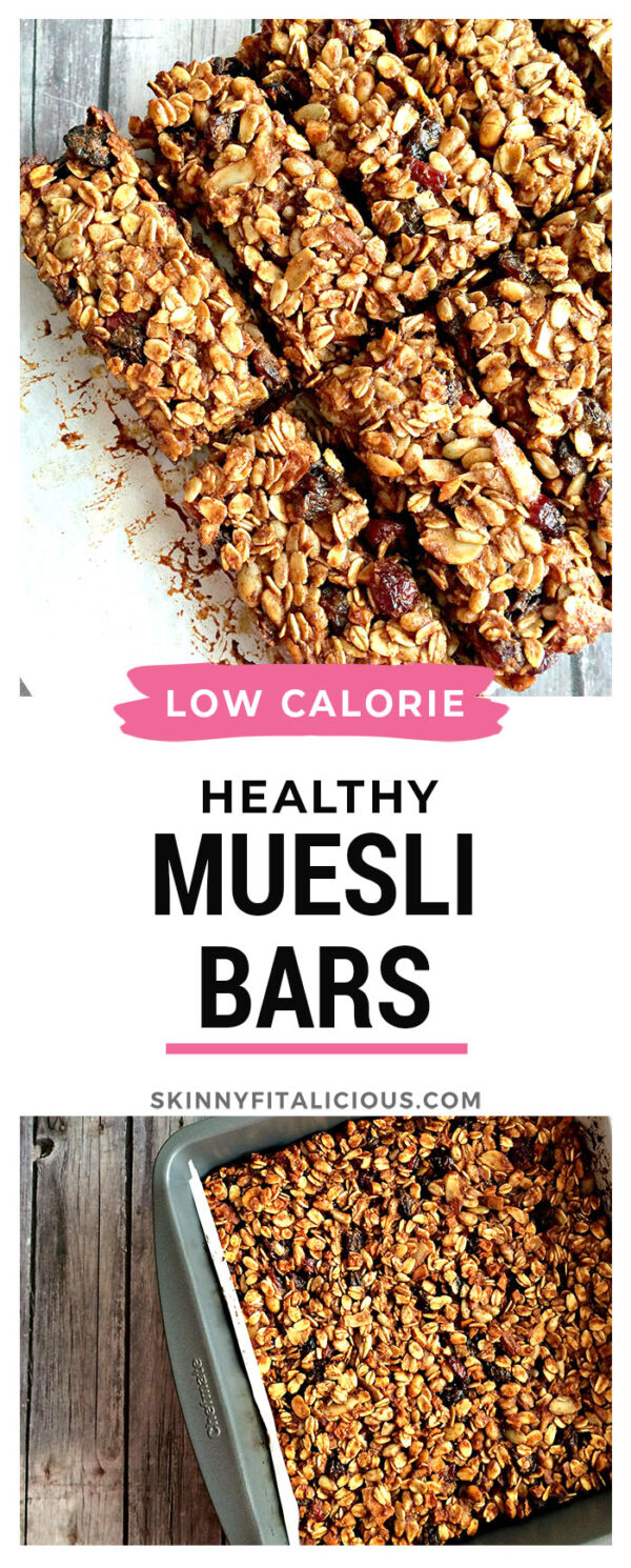 Muesli Banana Hemp Bars Skinny Fitalicious