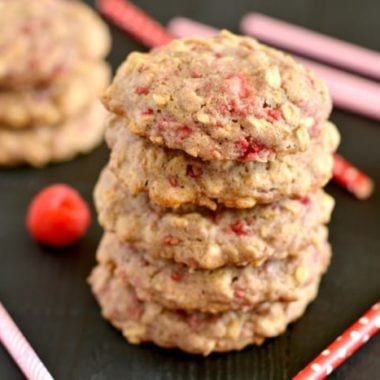 Raspberry Oatmeal Cookies