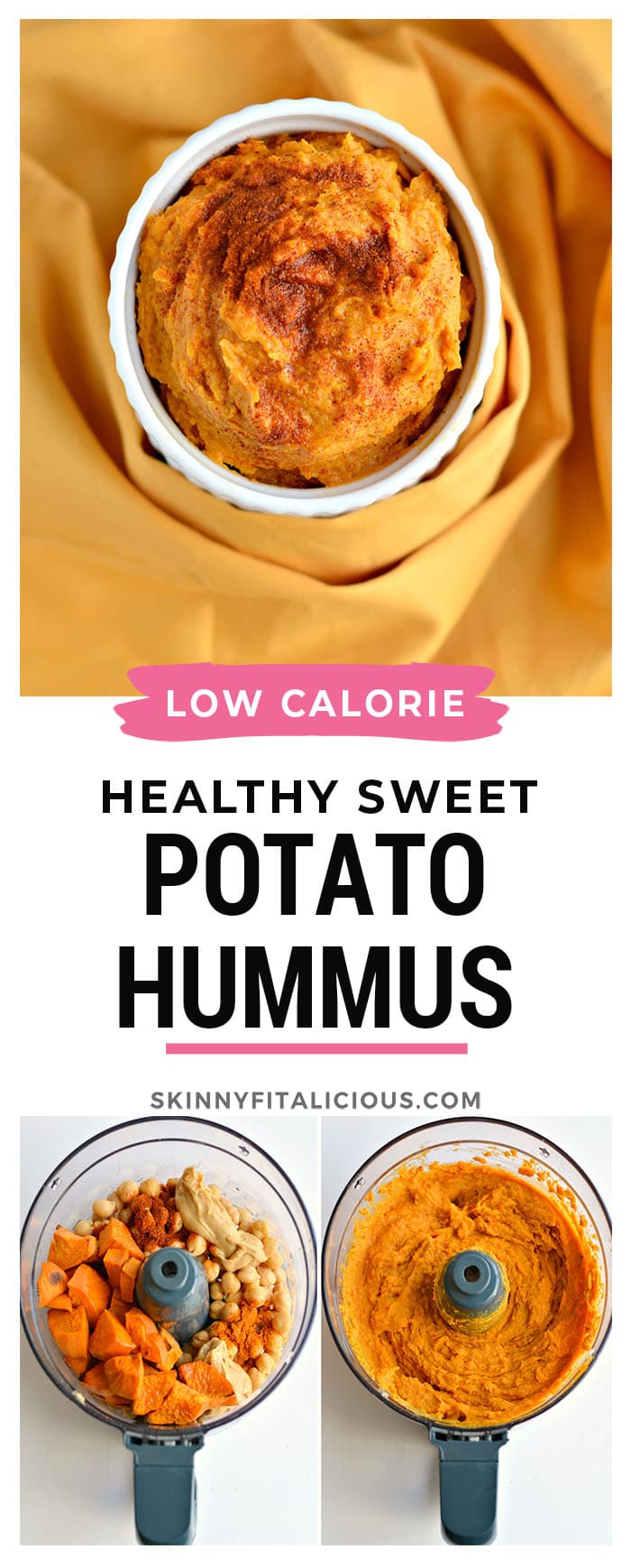 Sweet Potato Hummus with Peanut Butter Skinny Fitalicious
