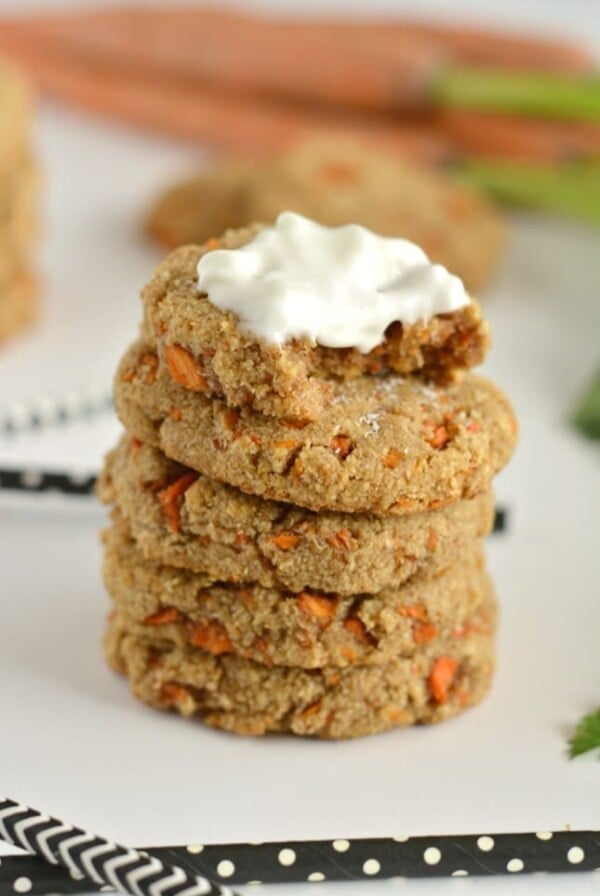 Paleo Carrot Cake Cookies