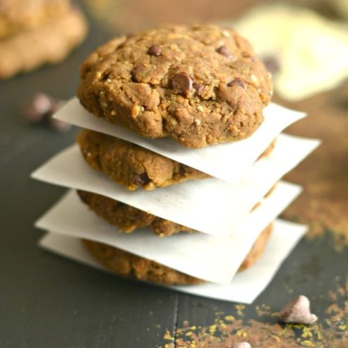 Chocolate Protein Cookies Skinny Fitalicious {Vegan, Paleo, Gluten Free}