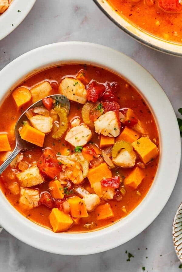 Manhattan Cod Chowder