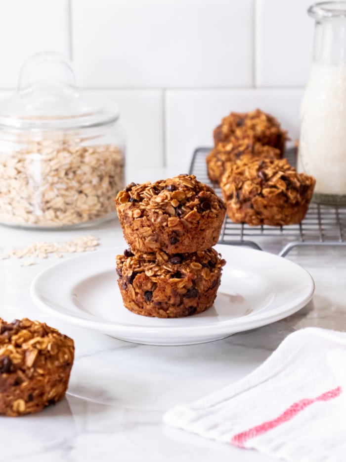 Low Calorie Peanut Butter Banana Muffins are a healthy muffin recipe that's higher in protein and fiber and filled with delicious, yummy flavors!