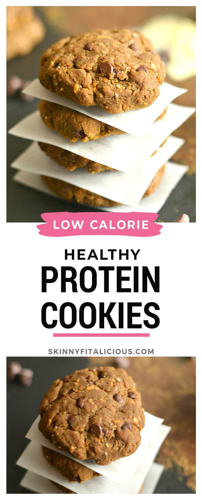 Chocolate Protein Cookies - Skinny Fitalicious {Vegan, Paleo, Gluten Free}