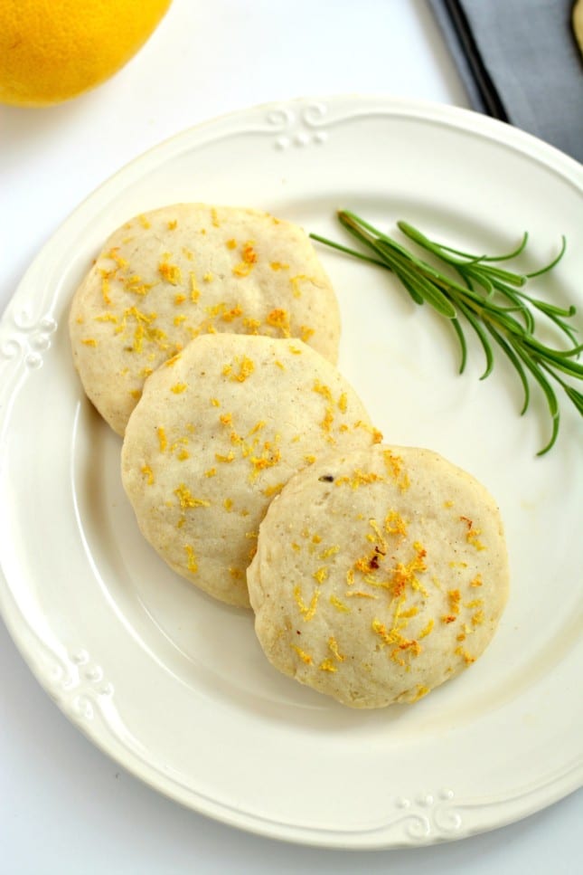 Healthy Lemon Lavender Cookies are perfect for warm weather! Packed with citrus, these Vegan & GF cookies are light, refreshing and subtly sweet.