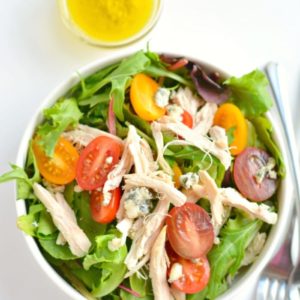 Tomato Chicken Gorgonzola Salad