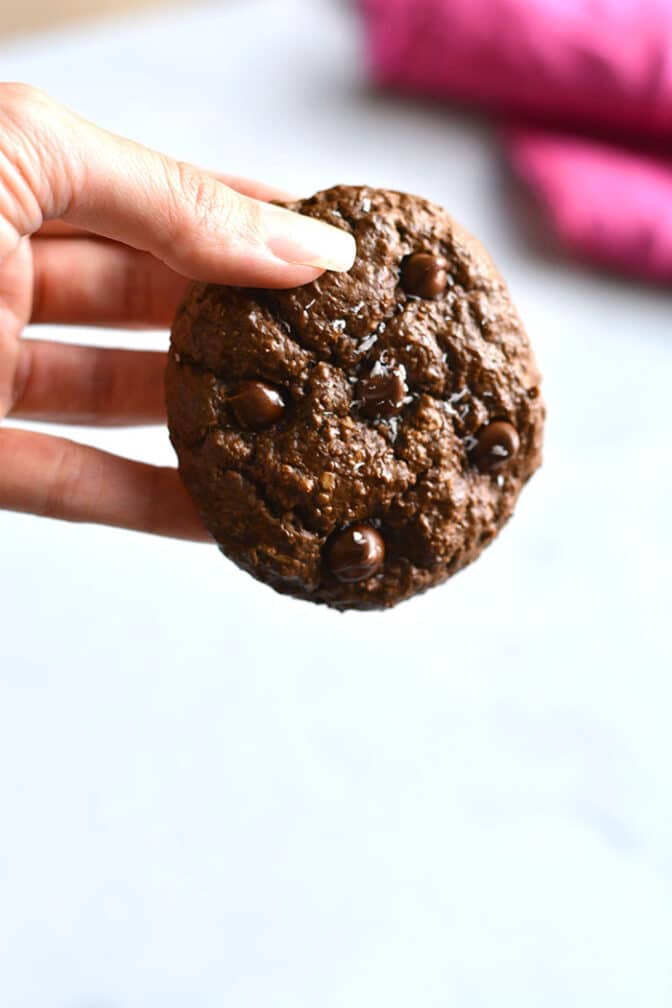 Double Chocolate Cottage Cheese Cookies Skinny Fitalicious