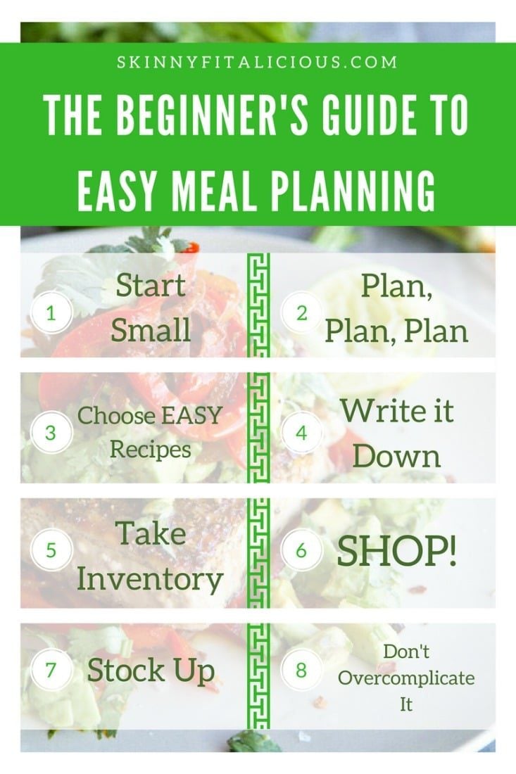 If making healthy changes to your diet is one of your goals and you're new to meal planning, then this Beginner's Guide To EASY Meal Planning is for you!