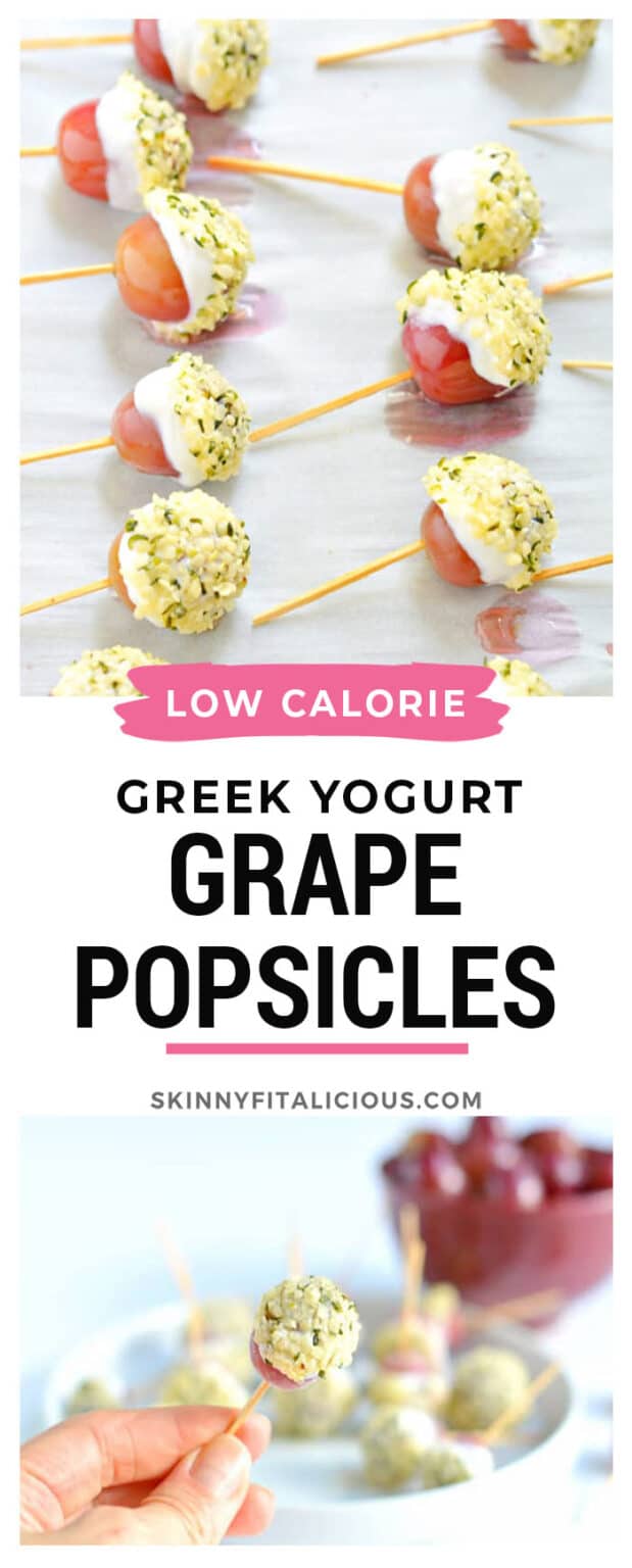 Greek Yogurt Grape Popsicles Skinny Fitalicious