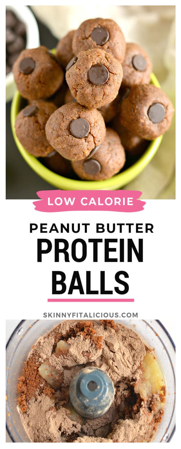 Chocolate Peanut Butter Protein Balls Skinny Fitalicious