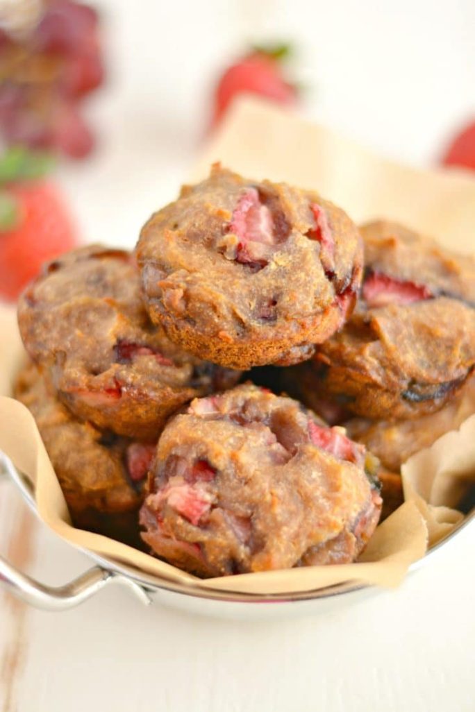 Sugar Free Strawberry Grape Muffins Skinny Fitalicious