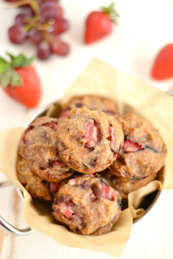 Strawberry Grape Muffins