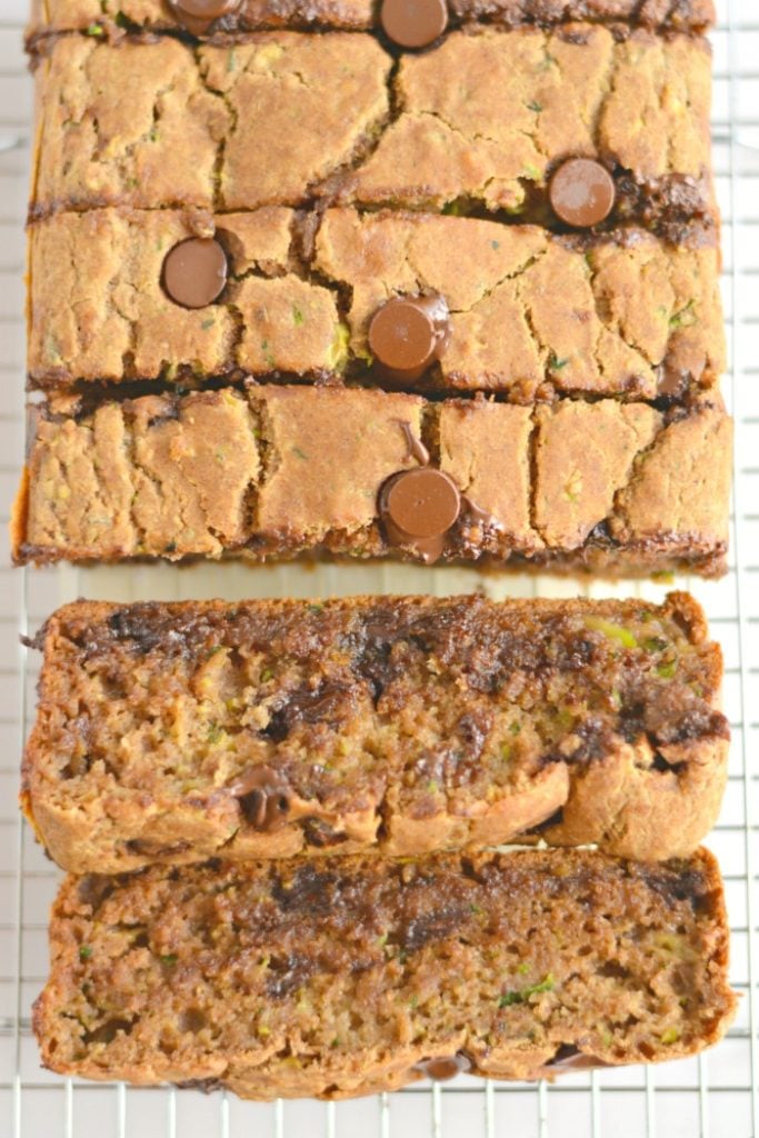 Low Fat Chocolate Zucchini Bread made with no added sugar or oil. A lighter and healthier zucchini bread that's most, creamy, incredibly addicting and guaranteed delicious!