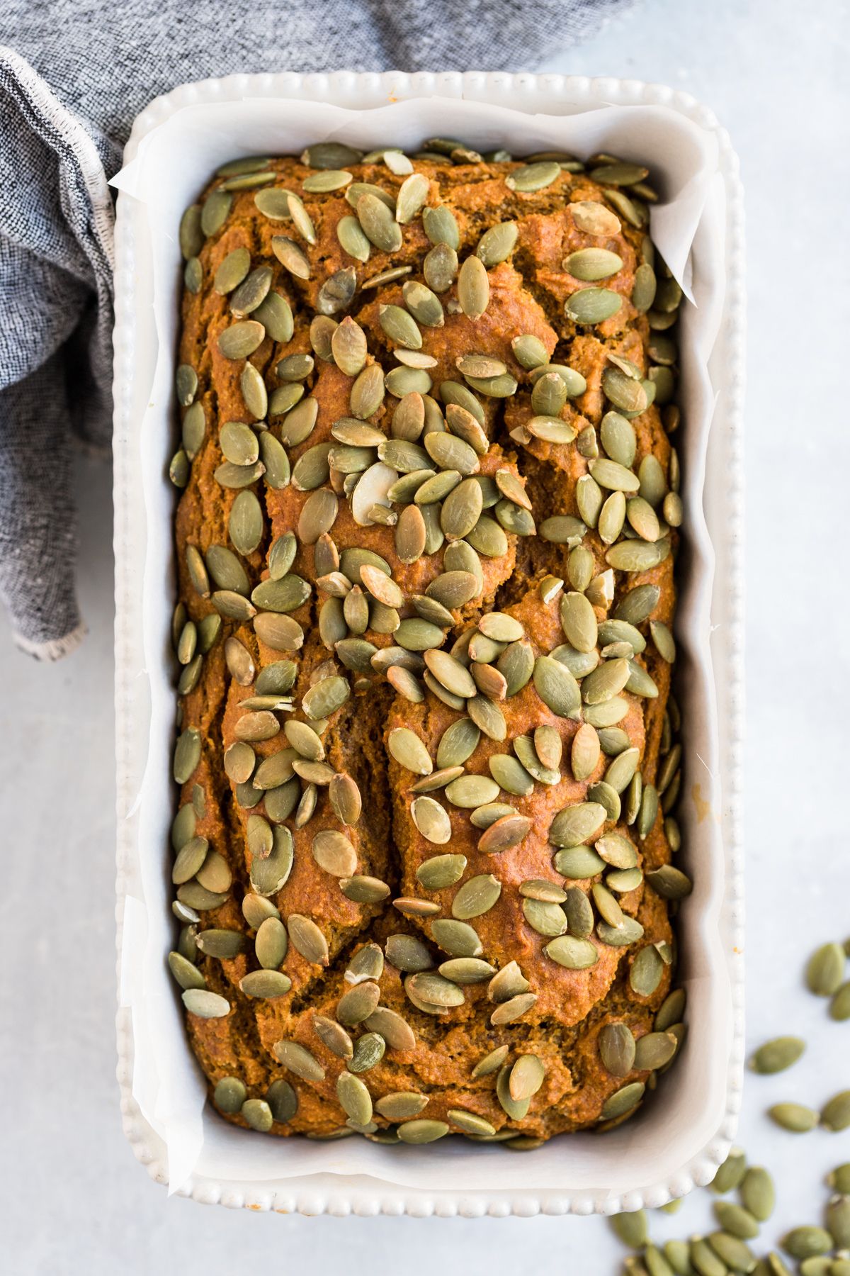 Wholesome & healthy Sugar Free Pumpkin Bread! A moist & flavorful bread that's thick & hearty. Perfect for breakfast, sandwiches, or an anytime snack. Gluten Free + Low Calorie + Paleo