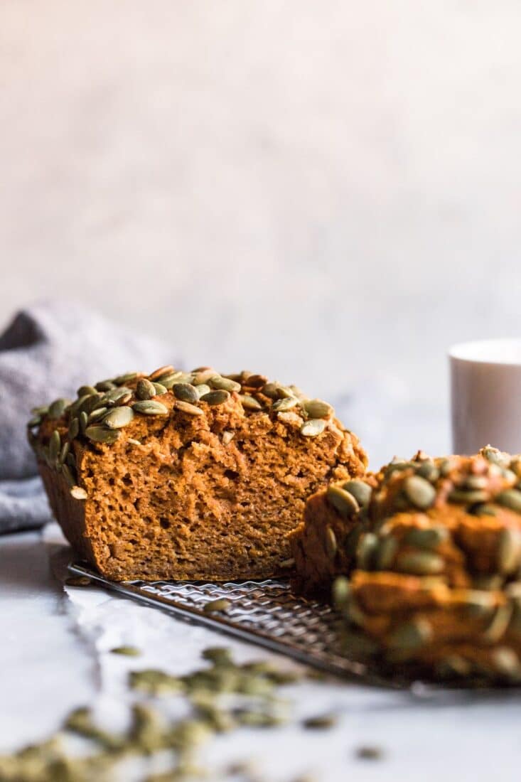 Easy Pumpkin Bread (Sugar-Free) - Skinny Fitalicious®