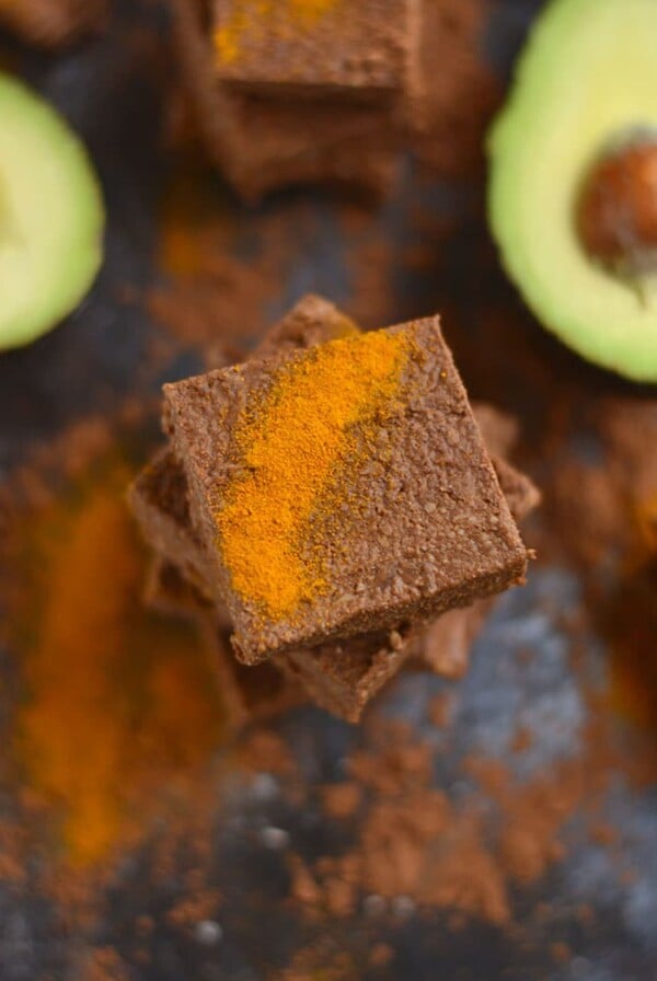 Fudge-y Chocolate Avocado Brownies naturally sweetened and loaded with antioxidants. A delicious and healthy way to satisfy a sweet tooth! Vegan + Paleo + Gluten Free