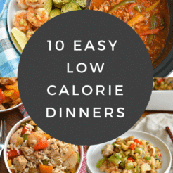 Watching your weight? I've got you covered with these 10 Easy Low Calorie Dinner Recipes! Delicious weight friendly dinners all under 400 calories and made with wholesome and filling ingredients.