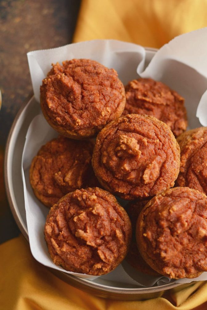 Golden Milk Turmeric Muffins {Paleo, GF, Low Cal} Skinny Fitalicious