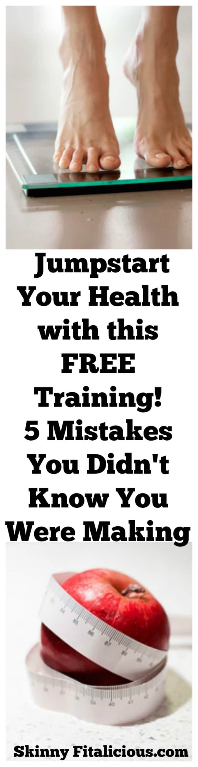 Are you trying to lose weight? Here's how to Jump Start Your Health plus a FREE training on 5 mistakes you didn't know you were making!