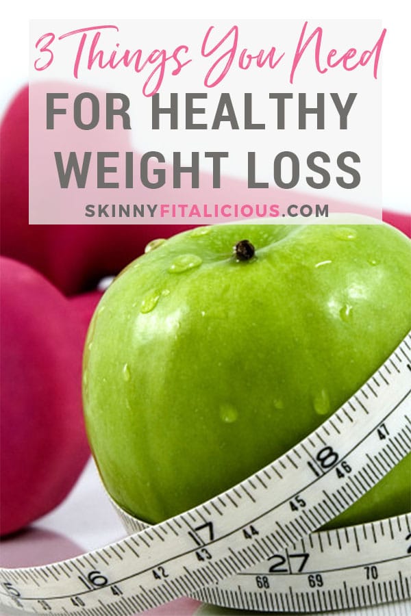 Today I'm sharing 3 Things You Need For Healthy Weight Loss. Three very important things. Before I share them, here's why they're important.