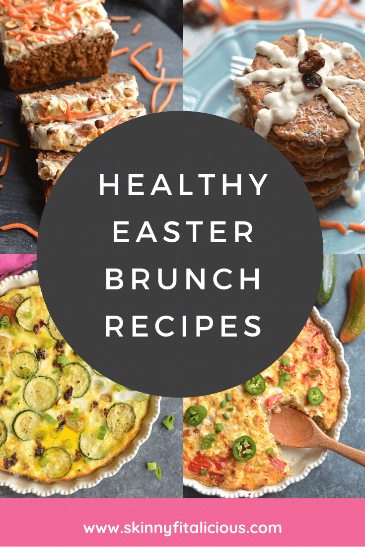 Make meal planning easy with these Healthy Easter Brunch Recipes to entertain family and guests that don't taste healthy and don't take a lot of work!