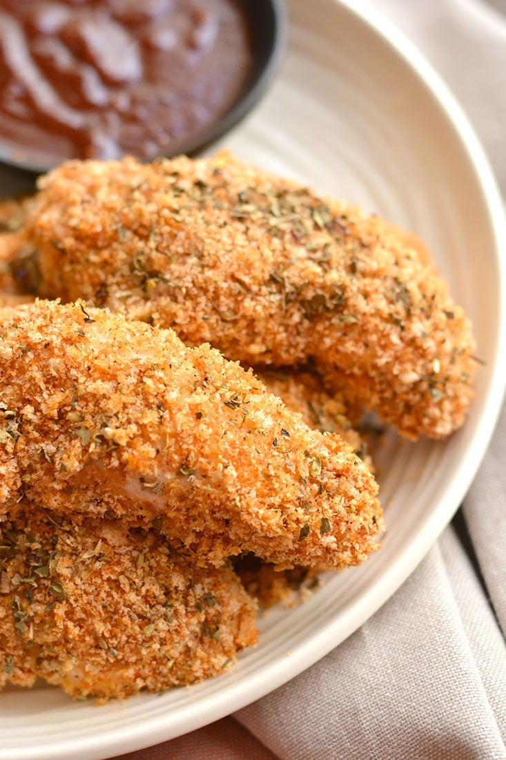 Air Fryer Chicken Tenders - No Breading - Hungry Hobby