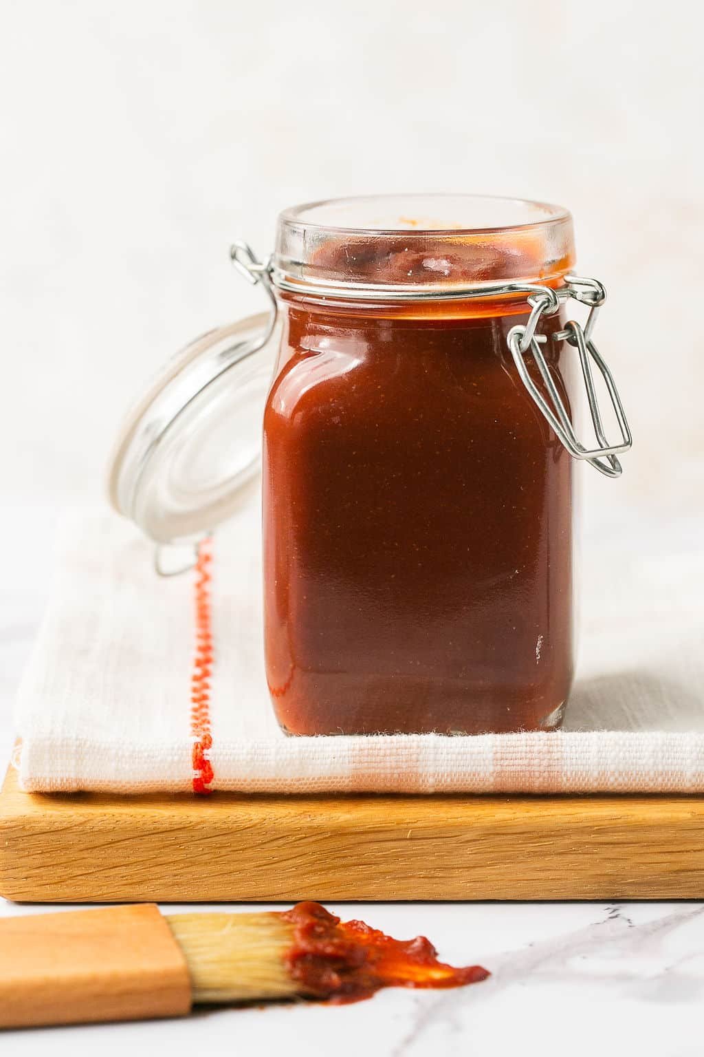 This Low Sugar BBQ Sauce is sweet, smoky, tangy & super tasty! Made low in sugar with wholesome ingredients. Incredibly easy to make too! Perfect for salads, grilling, baking, or the crockpot! Vegan + Gluten Free + Low CalorieThis Low Sugar BBQ Sauce is sweet, smoky, tangy & super tasty! Made low in sugar with wholesome ingredients. Incredibly easy to make too! Perfect for salads, grilling, baking, or the crockpot! Vegan + Gluten Free + Low Calorie