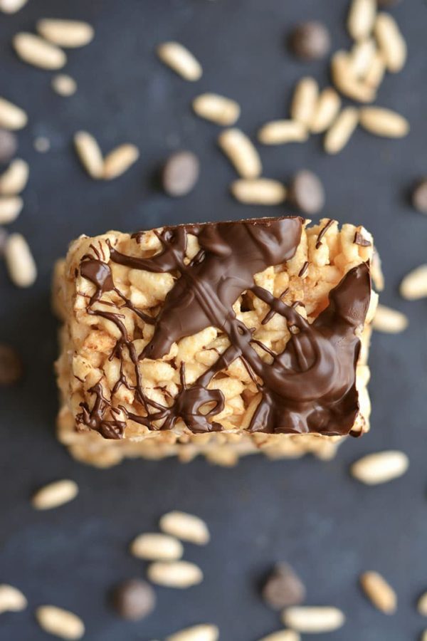 Healthy Rice Krispie Treats {GF, Low Cal} Skinny Fitalicious®