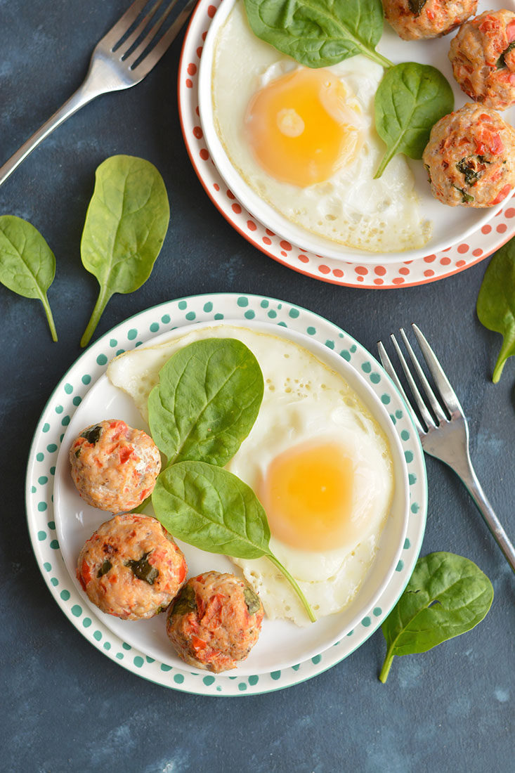 Paleo Breakfast Meatballs {GF, Low Calorie, Paleo} Skinny Fitalicious