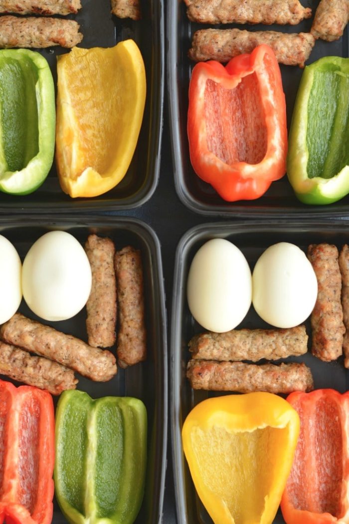 Meal Prep Breakfast PRO Bowls {Paleo, GF, Low Carb} Skinny Fitalicious®