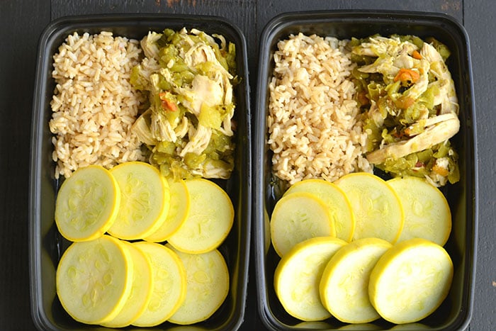 Meal Prep Hatch Green Chile Chicken
