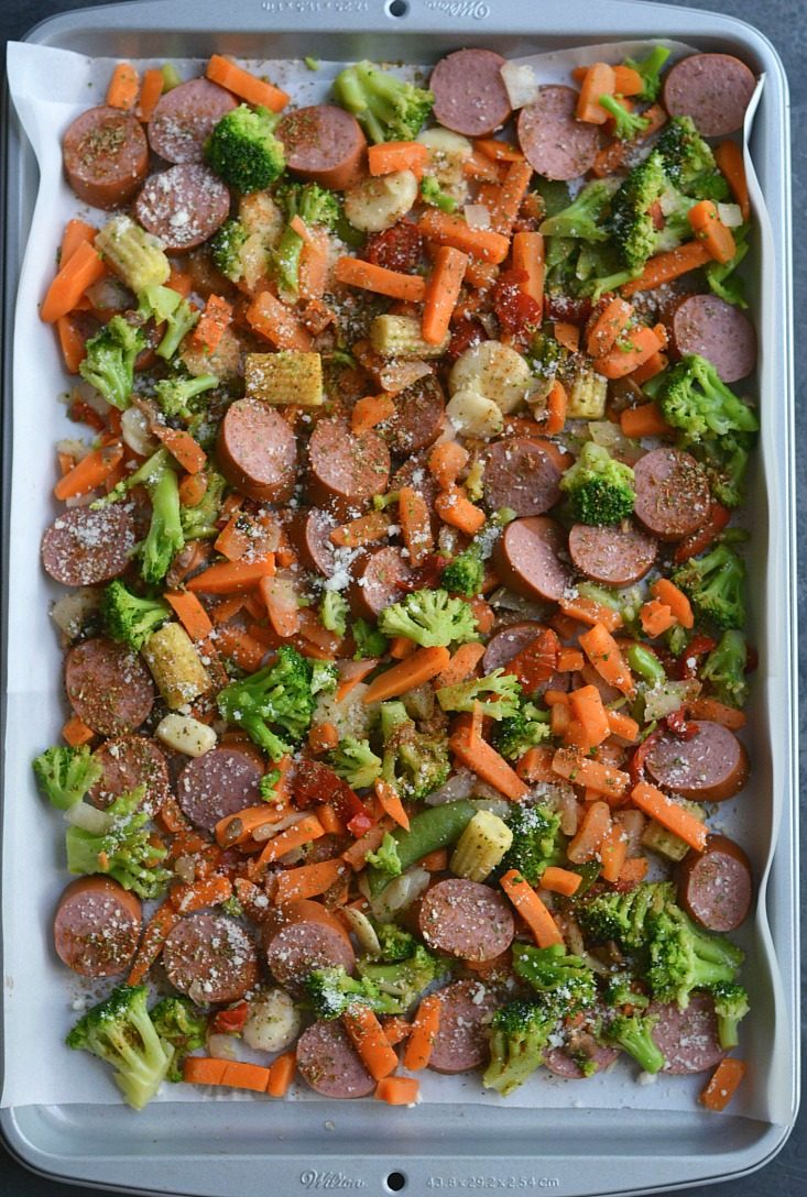 Meal Prep Sausage & Veggies {GF, Low Cal} Skinny Fitalicious
