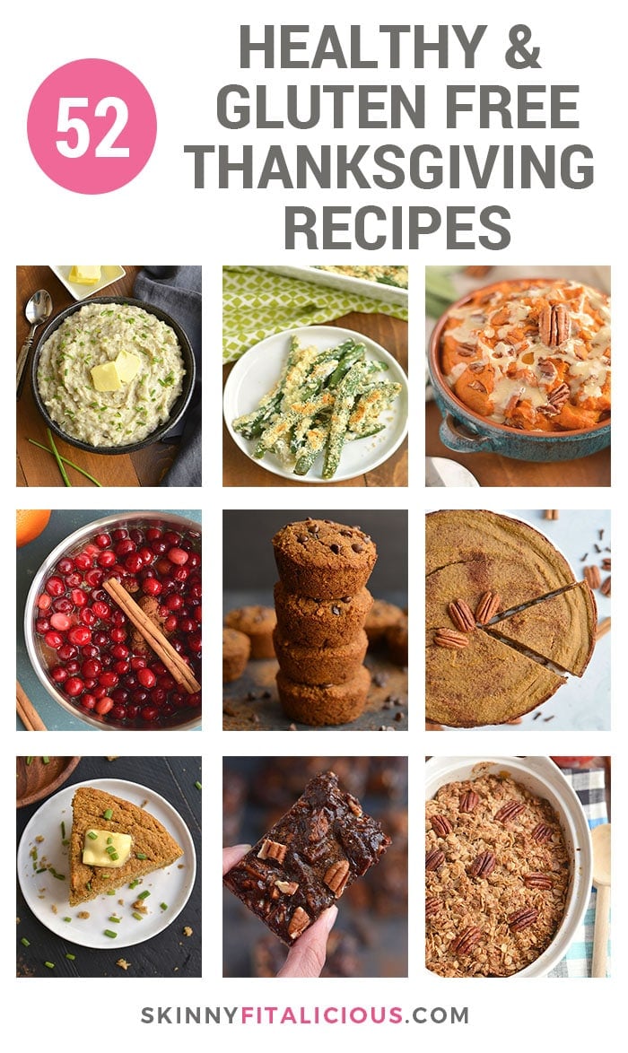 Make Thanksgiving delicious and comforting with these Lighter, Gluten Free Thanksgiving Recipes that are sure to make your dinner guests love healthy food!