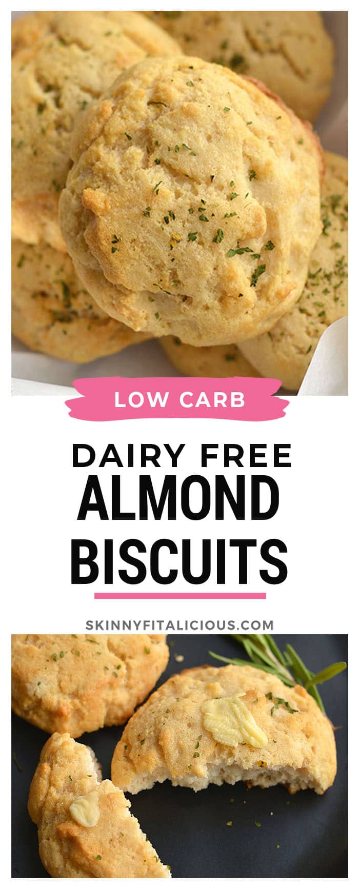 Healthy Almond Flour Biscuits! These gluten, yeast & diary free biscuits are quick to make, ready in 30 minutes and packed with healthy ingredients. Light, fluffy, EASY, delicious and crowd pleasing!