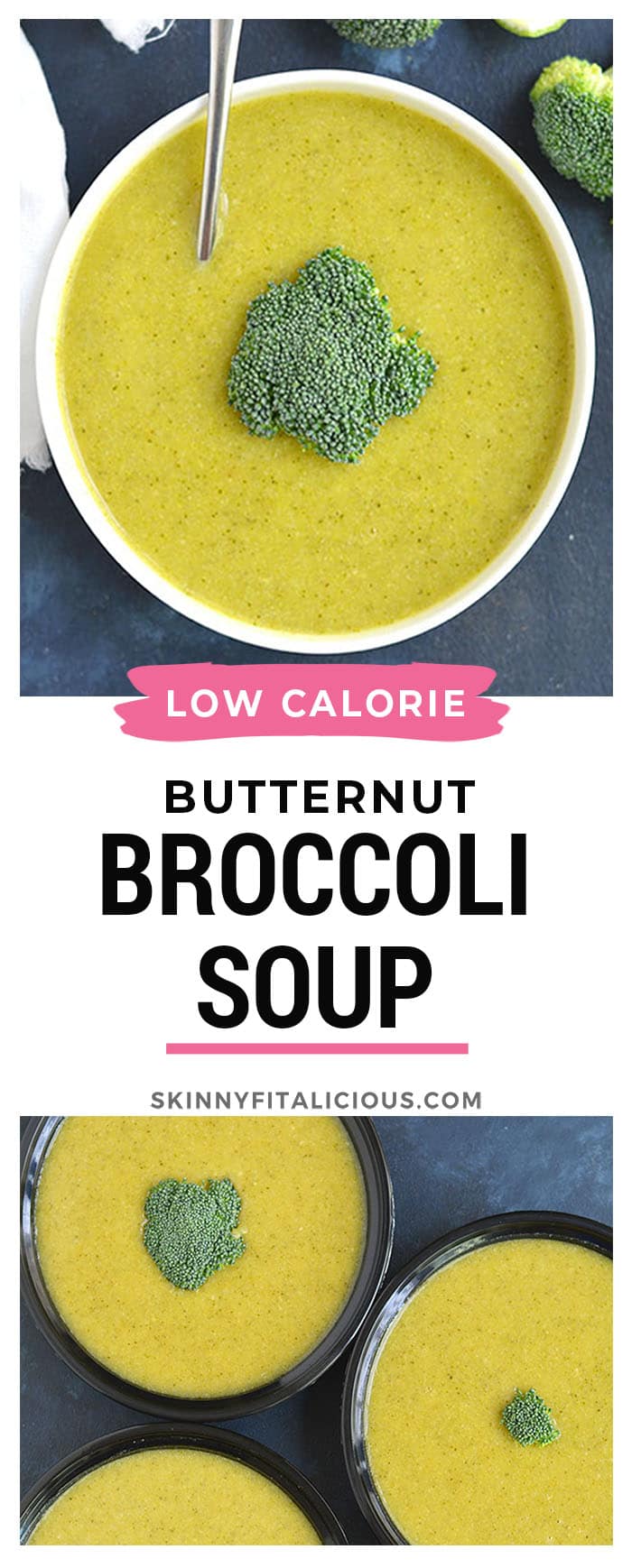 Meal Prep Broccoli Butternut Soup. This lighter, dairy-free soup is a healthier version of broccoli cheddar soup that's equally creamy and delicious! A veggie packed meal perfect for cold weather