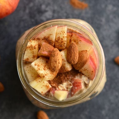 Meal Prep Overnight Oats 3 Ways! Homemade gluten free oats, made free of artificial ingredients, packed with protein, flavor, and EASY to make! Eat them as instant oatmeal or overnight oats. Gluten Free + Low Calorie + Vegan