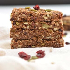 Vegan Hormone Balancing Bars are the perfect snack for getting omega-3's for hormone function. Proper hormone function is key to weight loss & good health.