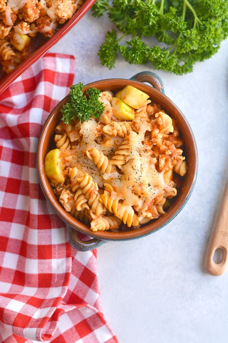 Chicken Chickpea Pasta Bake Gf Low Cal Skinny Fitalicious