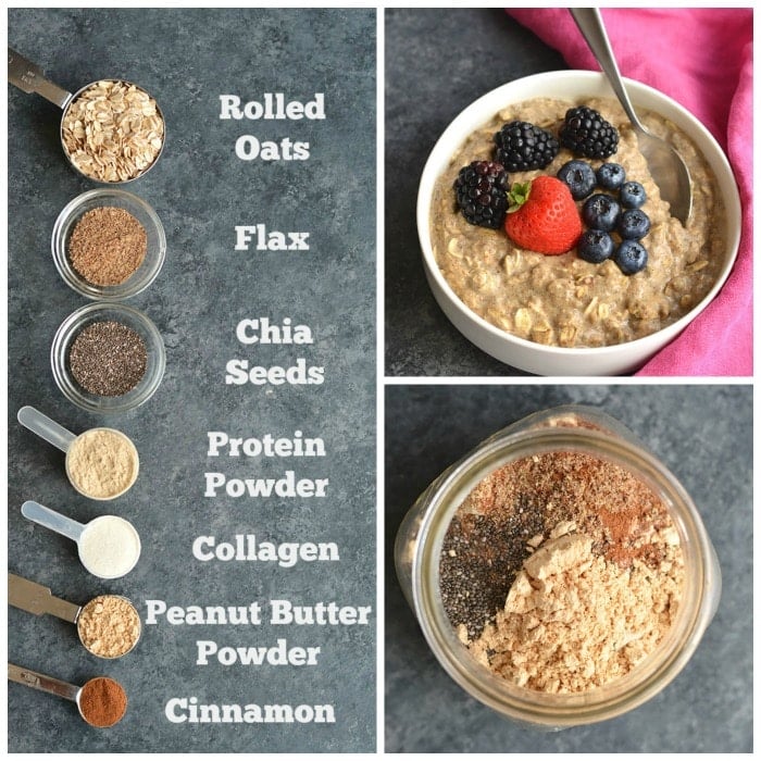 High Protein Oatmeal How To Make Healthier Oatmeal Gf Low Cal Skinny Fitalicious